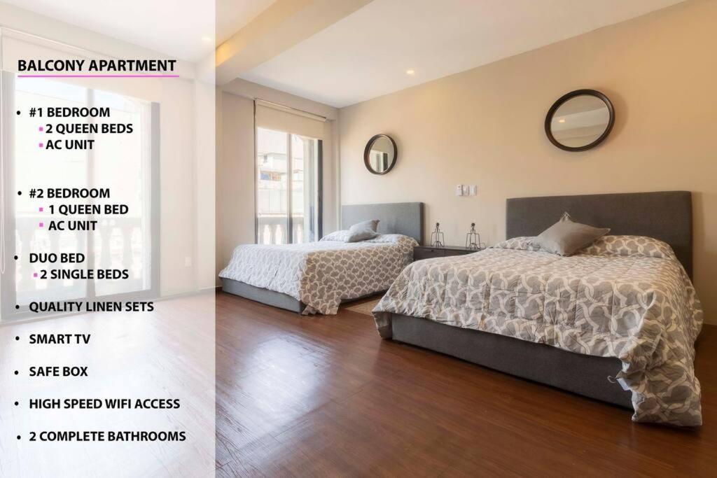 Hébergement de vacances 406 Location 2bdrm 2baths Ac Rooftop Mexico